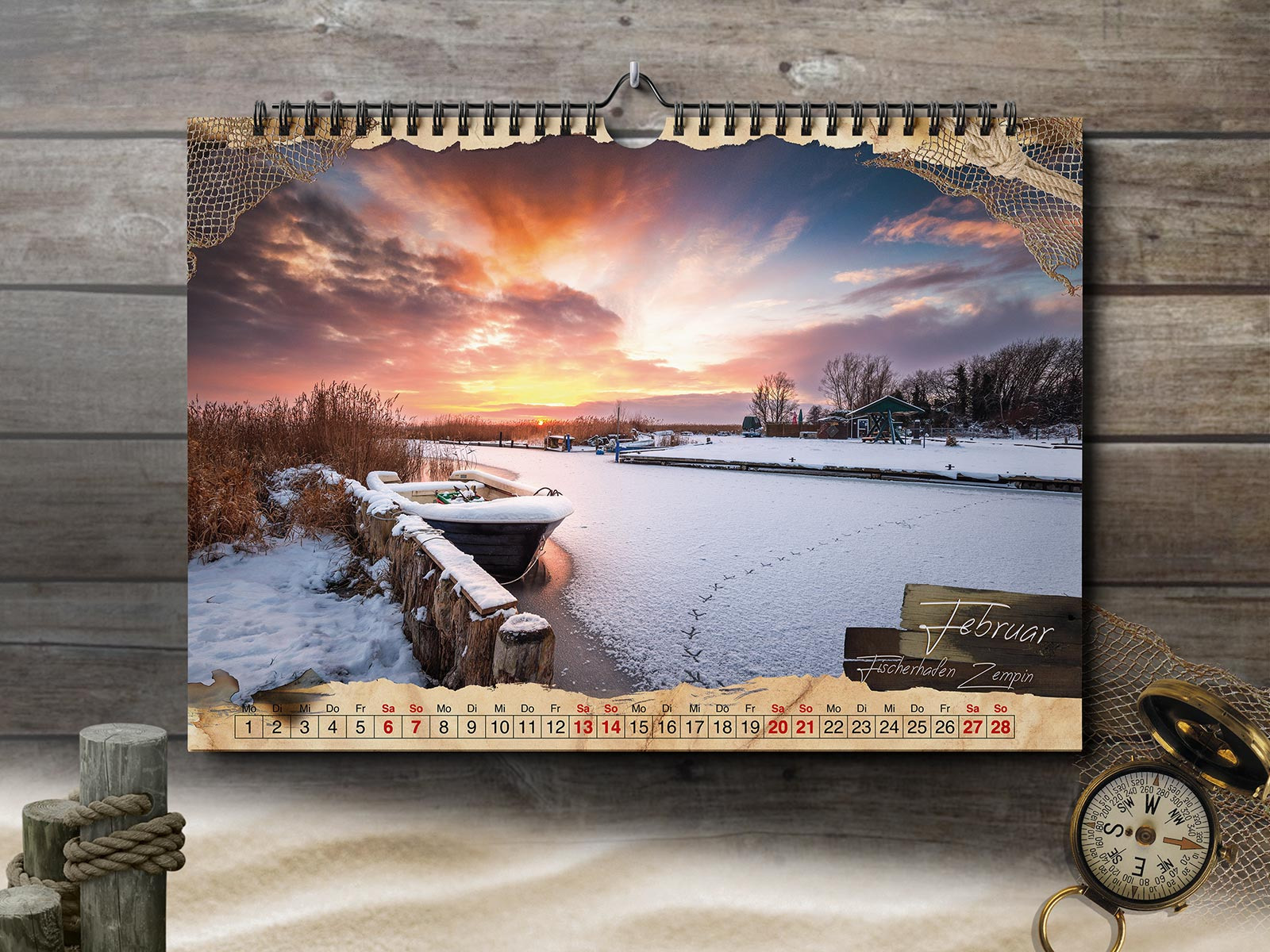 Usedom Kalender 2027 "Insel Usedom" von der Ostseeküste bis zum verträumten Achterland. DIN A3 – Bild 3