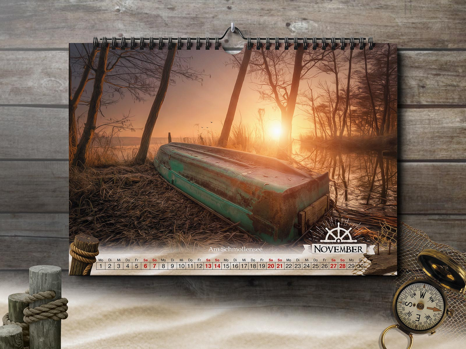 Usedom Kalender 2027 "Insel Usedom" von der Ostseeküste bis zum verträumten Achterland. DIN A3 – Bild 6